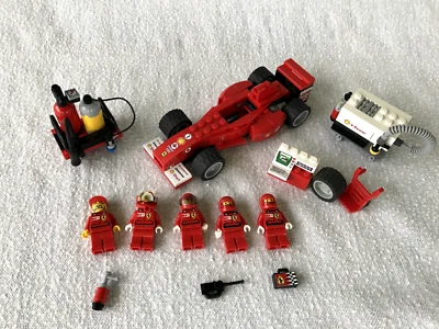LEGO Racers: Ferrari F1 Fuel Stop (8673) Complete, no instructions - Image 1 of 4