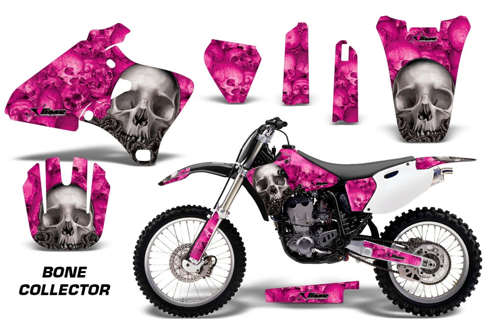 Kit de gráficos para moto de cross calcomanía envoltura para Yamaha YZ 250F/400F/426F 98-02 BONECL ROSA Foto 1 de 1