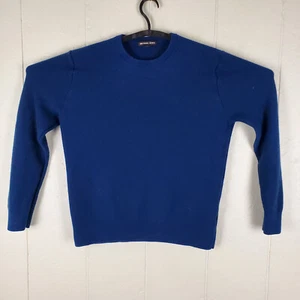 MIchael Kors Sweater Men Extra Large Blue Crew Neck Long Sleeve Knitted Pullover - Picture 1 of 15