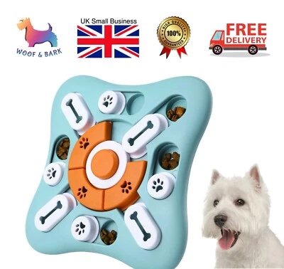 Dog Interactive Puzzle IQ Toys Treat Food Puzzle Game for Dog Mental Stimulation - Image 1 of 4