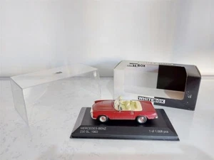 Mercedes-Benz 230 SL Marrone del 1963 - 1/43 WhiteBox Limited Ed. 1.008 pcs - Foto 1 di 3