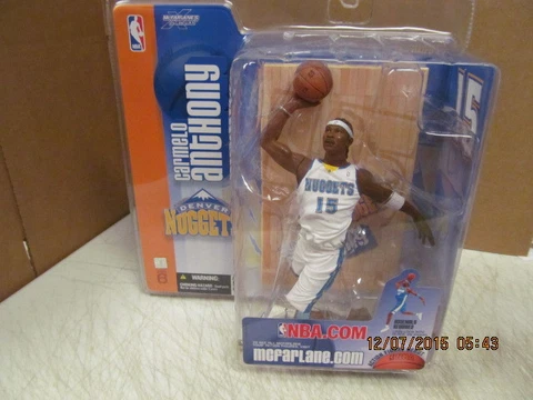McFarlane Action Figure NBA Series 6 Carmelo Anthony  White Jersey Cover