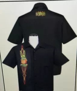 Ed Roth Rat Fink Pinstripe Shirt New XS, Small, Medium, Large, XL, 2XL, 3XL - Picture 1 of 3