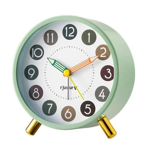 Metal Super Silent Beep Alarm Clock Desk Alarm Clock Bedroom Clock Child Inte... - Picture 1 of 5