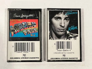 Bruce Springsteen 2 Cassette Tape Lot E Street Band The River Greetings From AP - Picture 1 of 3