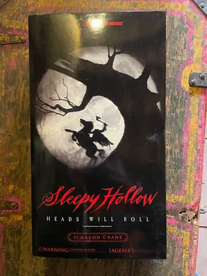 Medicom Sleepy Hollow Ichabod Crane RAH 1/6º boneco de colecionador novo no pacote - Imagem 1 de 4