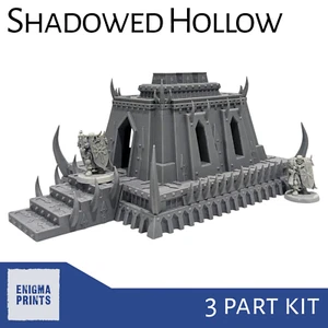 Chaos Shadowed Hollow - 28mm Tabletop Scatter Terrain 3D Druck - Bild 1 von 7