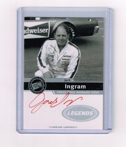 2002 PRESS PASS SIGNINGS SILVER JACK INGRAM SP RED INK AUTO CARD /100