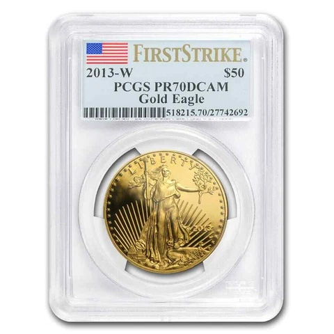 2013-W 1 oz Proof Gold American Eagle PR-70 PCGS (FS) - SKU #74042 Cover