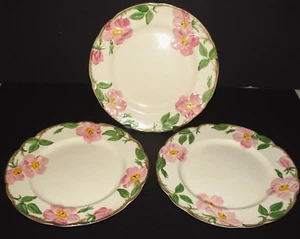 Vintage Lot of 3 Franciscan Desert Rose Large Dinner Plates 10.5" *USA* EC - Picture 1 of 5