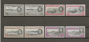 ASCENSION 1938/53 SG 38/47b MNH - Picture 1 of 6