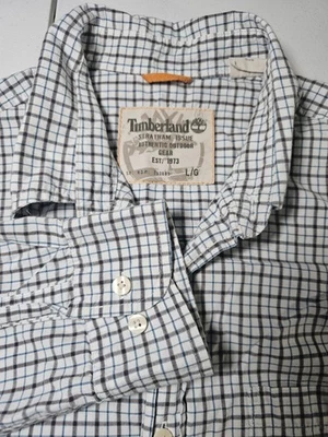 Vintage SzL Timberland Stratham Issue Authentic Outdoor Gear Men’s  Botton-down  - Image 1 of 4