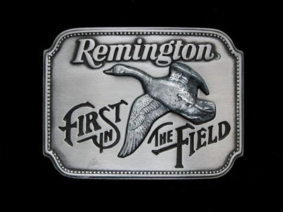 NF08101 *NOS* VINTAGE 1980 **REMINGTON** CANADA GOOSE ART POR SID BELL GUN FIVELA - Imagem 1 de 2