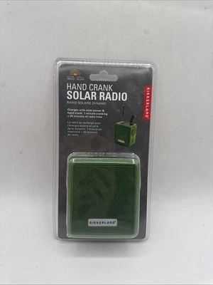 Kikkerland Solar/Dynamo AM/FM/Weather radio - NEW in unopened packaging - Image 1 of 2