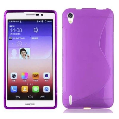 Cover Custodia per Huawei ASCEND P7 Coperchio Protezione Silicone TPU - Immagine 1 di 3