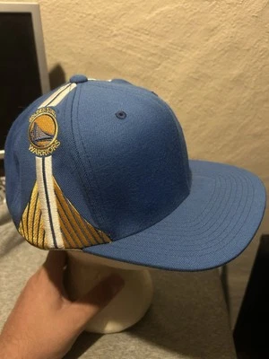 Golden State Warriors Snapback Hat Cap NBA Basketball Mitchell & Ness Adjustable - Image 1 of 4