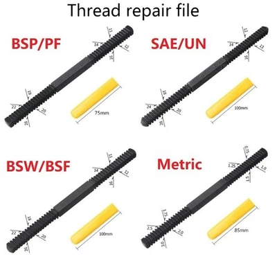 Efficient File for Restoring Damaged Threads on Plumbing Pipe and Fittings - Image 1 of 4