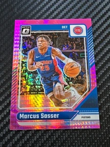 2024-25 Panini Donruss Optic - Marcus Sasser #202 Pink Hyper Prizm - Picture 1 of 2