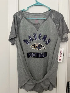 Junior XL 15/17 Mädchen Baltimore Ravens tarnfarbenes T-Shirt NFL Teenager Bekleidung neu mit Etikett - Bild 1 von 4