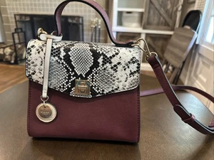 Bolso de Mano Dune London Piel de Serpiente con Correa Bandolera Cuero Vegano Nuevo sin Etiquetas - Imagen 1 de 11