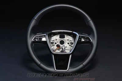 4KE419091R Volant En Cuir Tiptronic Multifonction OEM Audi A6 4A Q8 GE E-TRON - Photo 1/4