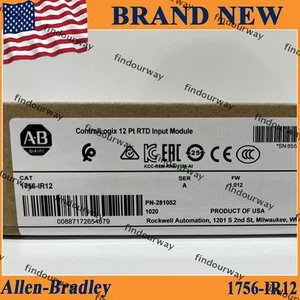 New NEW PLC 1756-IR12 /A ControlLogix Non-Isolated RTD Input 1756 IR12 - Picture 1 of 3