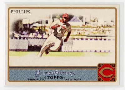 2011 Topps Allen & Ginter #114 Brandon Phillips Cincinnati Reds - Image 1 of 2