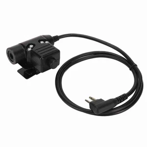 Adapter systemu U94 PTT 2-pinowy głowica M podwójna wtyczka wodoodporny zestaw słuchawkowy push to talk fy - Zdjęcie 1 z 22