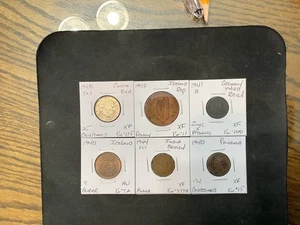 Premium Mixed Country 1940-1948 XF 6 Coin Lot. R9063 - Picture 1 of 2