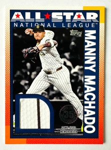 Tarjeta Jersey 2025 Topps Manny Machado Juego Usado A Rayas 35 Aniversario Padres - Imagen 1 de 3