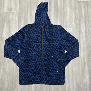 Alpine Stars Full Zip Up Hoodie Jacket Men’s Large Blue Y2K 2000s Racing - Picture 1 of 11