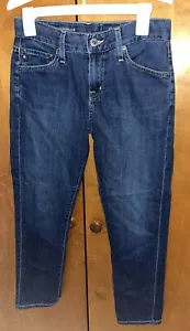 Jeans donna AG Adriano Goldschmied 25R blu ex fidanzato slim aderente - Foto 1 di 9