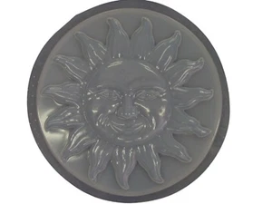 Riesige 13 Zoll Runde Sonne Trittstein Gips Zement Beton Form 1140 - Bild 1 von 2