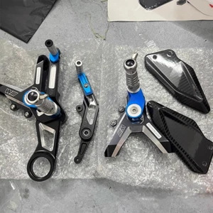 Carbon Fiber Adjustable Rearset Foot Peg Footrest Fit For BMW S1000RR 2019-2024 - Picture 1 of 5