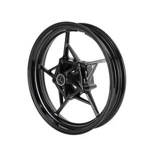 FRONT WHEEL RIM BLACK FOR KAWASAKI NINJA 400 EX400 ABS 18 19 20 21 23, E7 - Picture 1 of 9
