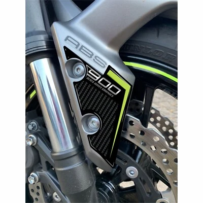 BLACK DOVES GRAPHICS Adesivi Resinati 3D Protezione Parasteli Compatibili con KAWASAKI Z900