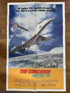 Concorde Airport '79 Original Theatrical Poster George Kennedy 41x27 FOLDED - Picture 1 of 1