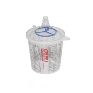 Colad Druckknopfdeckelsystem 350 ml, 130 Mikrometer (Packung mit 50 Tassen & Deckeln) (9350130SLS) - Bild 1 von 6