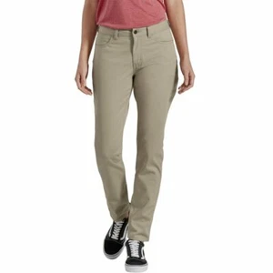 Pantalones ajustados curvilíneos para mujer Dickies Plus perfectamente adelgazantes, arena del desierto, 26 reg - Imagen 1 de 2