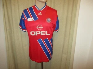 FC Bayern München Original Adidas Heim Trikot 1993/94 "OPEL" + Nr.18 Gr.S- M - Bild 1 von 9