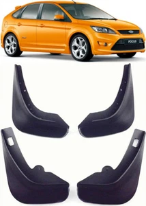 Genuine Splash Guards Mud Flaps For 2005-2011 Ford Focus ST-Line Hatchback MK2 - Picture 1 of 10