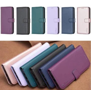 Leather Magnetic Card Wallet Phone Case For Samsung A14 A32 A54 A72 A12 A13 A53 - Picture 1 of 65