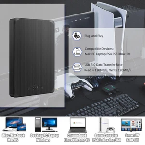 Disco duro externo portátil 2,5 pulgadas Memory HDD 2TB 1TB para PS4/Xbox/MAC Storage - Imagen 1 de 12