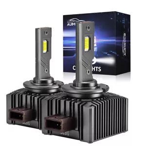 LED Headlight Bulb D1S D1R High Low Beam HID Xenon Conversion Kit White - Picture 1 of 9