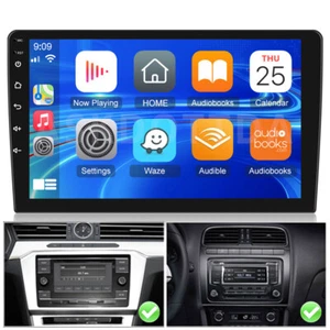 10" 2+32G Android 11 Double 2DIN Car Stereo Radio Carplay GPS FM WIFI Bluetooth - Picture 1 of 21
