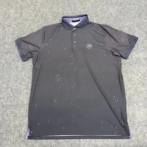 Greyson Poloshirt Herren XL grau Galaxy YEXT bestickt klassisch Freizeit Preppy - Bild 1 von 12