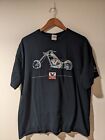 T-shirt vintage Y2K Valvoline moto Harley Davidson County Choppers X-Large