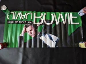 David Bowie Black Tie White Noise Promo Poster 1993 Record Label 38"x17" - Picture 1 of 3