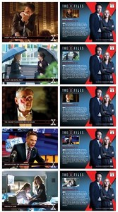 THE X-FILES - Season 10: Ep 6 - 5 Card Promo Set - MY STRUGGLE II