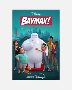 Authentic Movie Insiders Disney Baymax Disney+ DS 27x40 Poster - Big Hero 6 - Picture 1 of 2